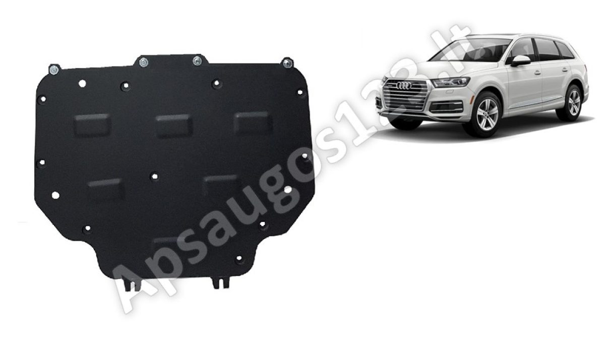 Audi Q7 pavarų dėžės apsauga 2015-2023