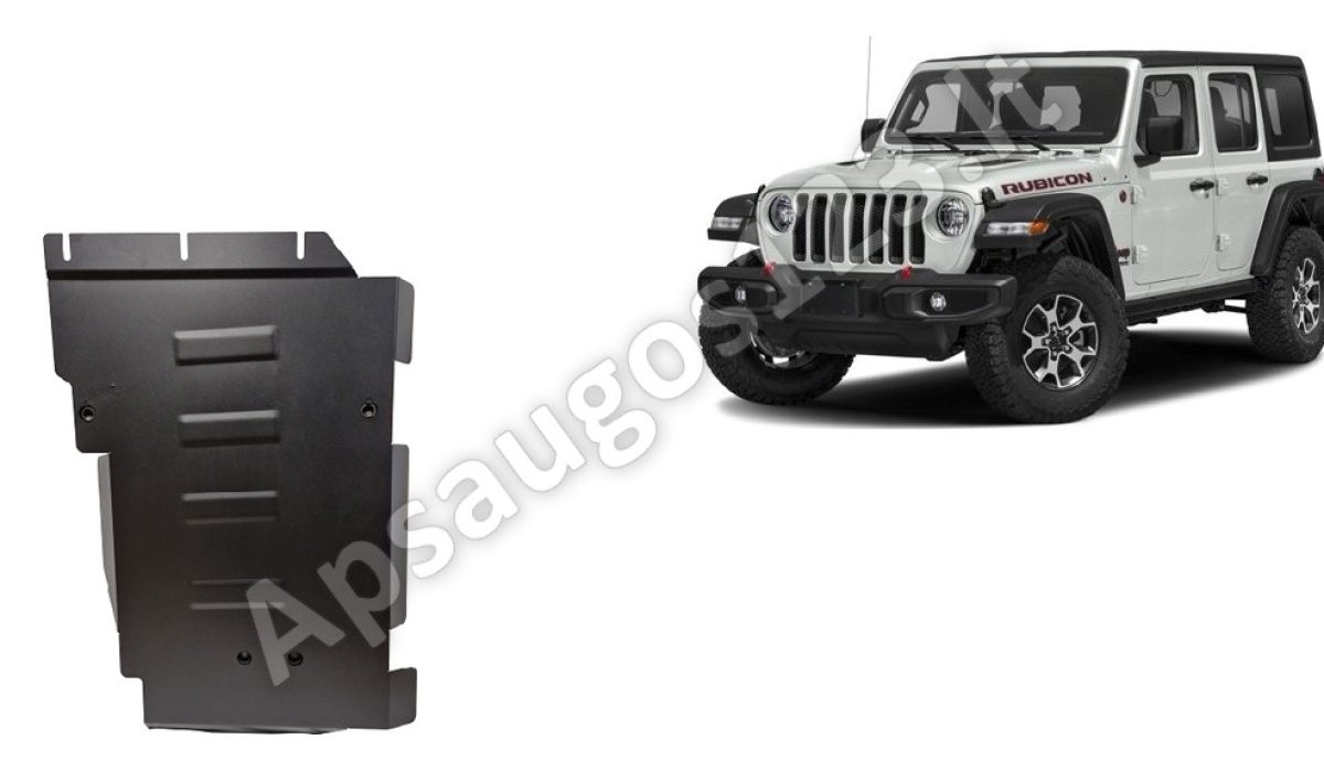 Jeep Wrangler JL pavarų dėžės apsauga 2017-2023
