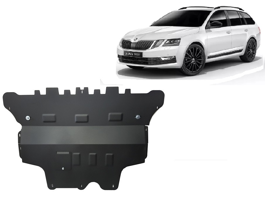 Škoda Octavia 3 variklio apsauga 2013-2020 (MT)
