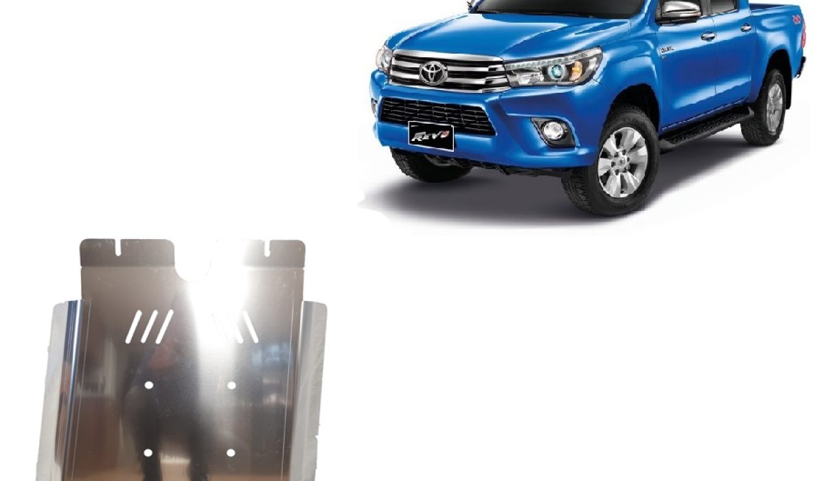 Toyota Hilux Revo aliuminė pavarų dėžės apsauga 2016-2026