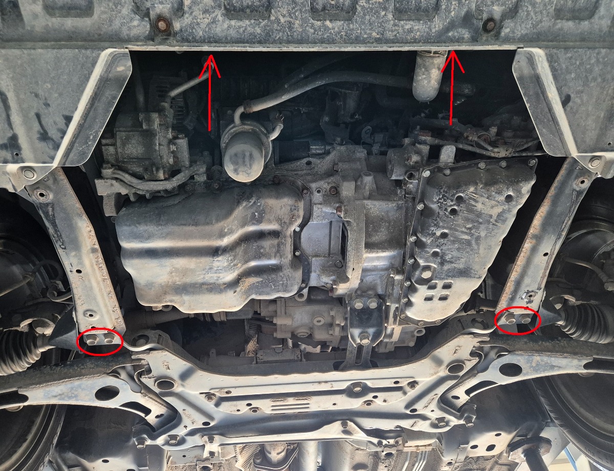 Mitsubishi Eclipse Cross variklio apsauga 2018-2026 - Image 4
