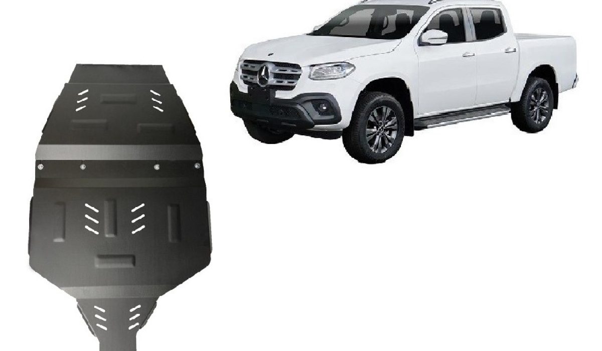 Mercedes X-Class W470 pavarų dėžės ir paskirstymo dėžės apsauga 2017-2020