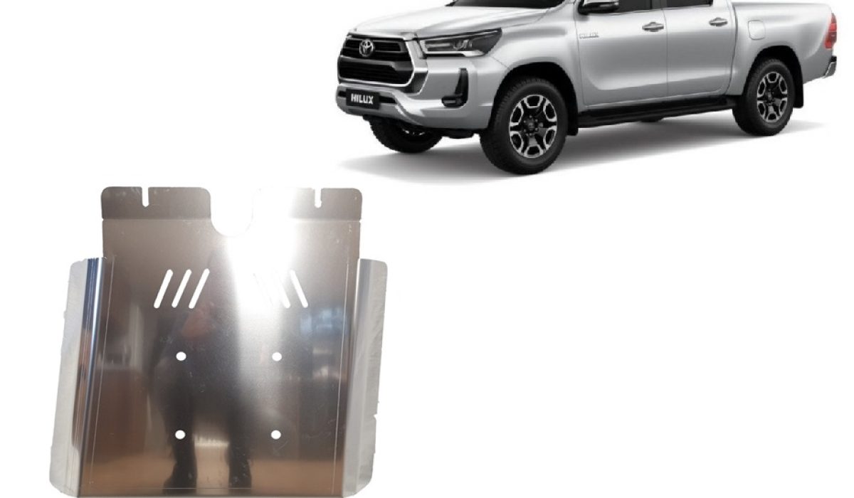 Toyota Hilux Invincible aliuminė pavarų dėžės apsauga 2021-2026