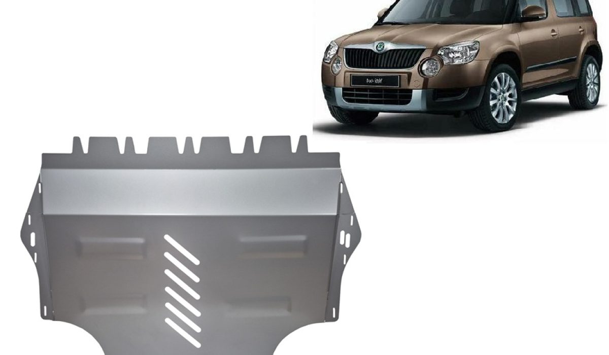 Škoda Yeti aliuminė variklio apsauga 2011-2017