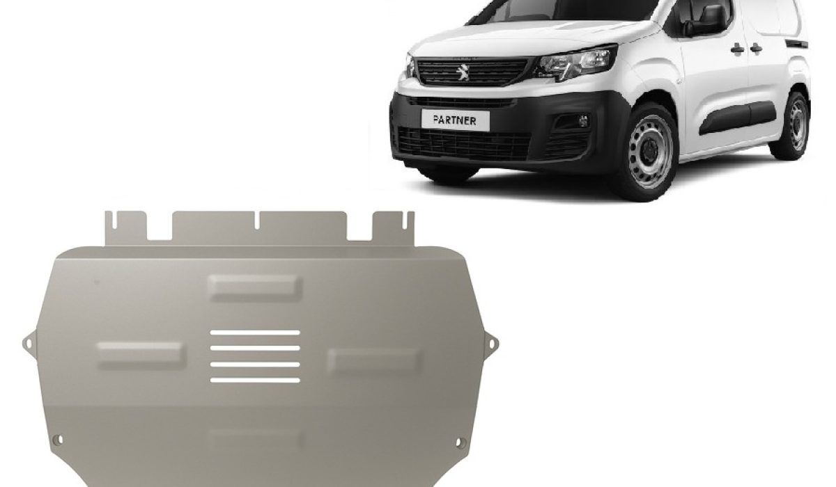 Peugeot Partner aliuminė variklio apsauga 2018-2026