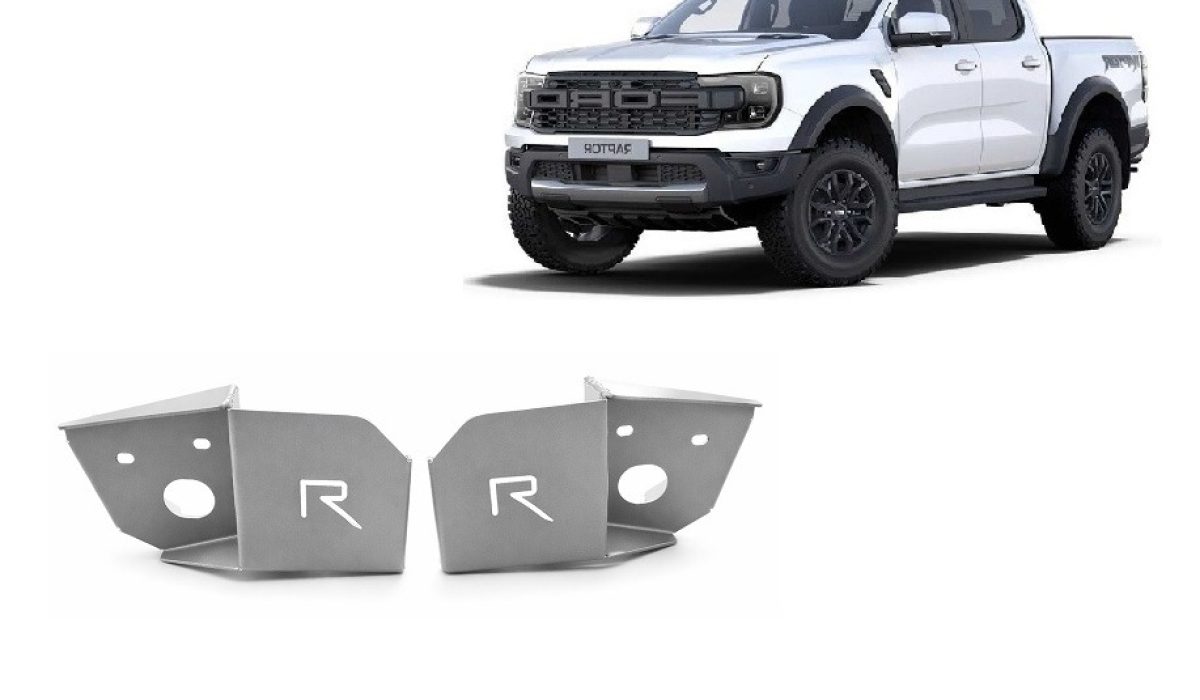 Ford Ranger Raptor aliuminė svirties daviklių apsauga 2023-2026