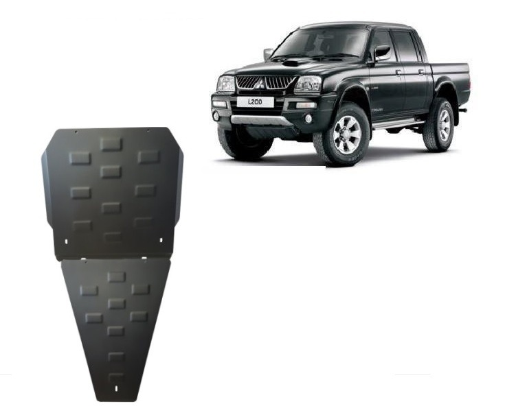 Mitsubishi L 200 pavarų dėžės ir diferencialo apsauga 1998-2007