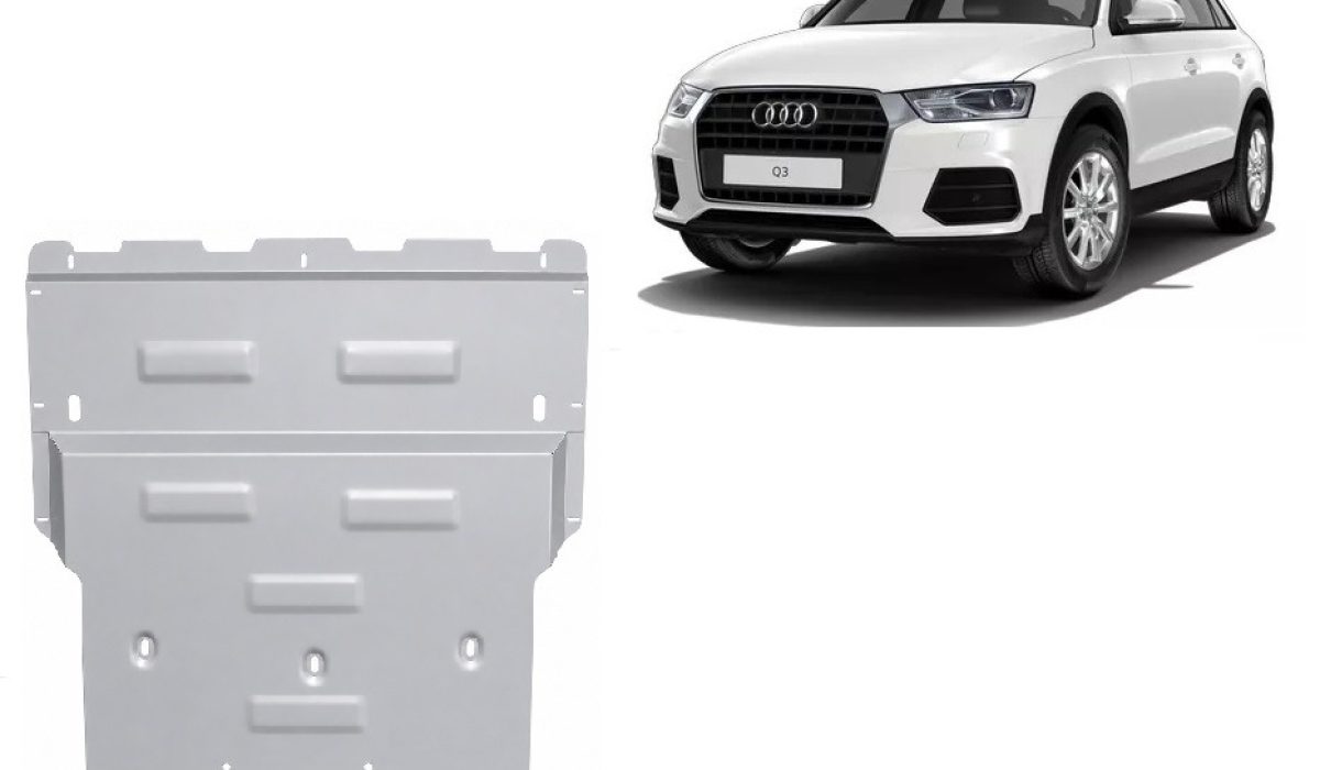 Audi Q3 aliuminė variklio apsauga 2011-2018