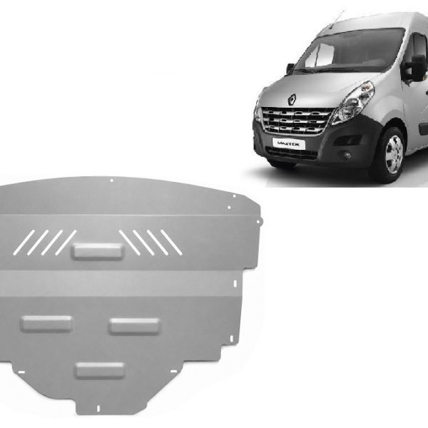 Renault Master aliuminė variklio apsauga 2010-2024