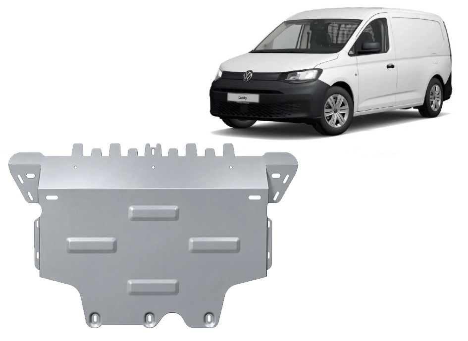 Volkswagen Caddy aliuminė variklio apsauga 2020-2026