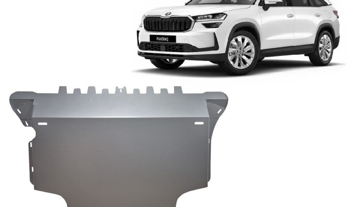 Škoda Kodiaq Hybrid aliuminė variklio apsauga 2024-2026
