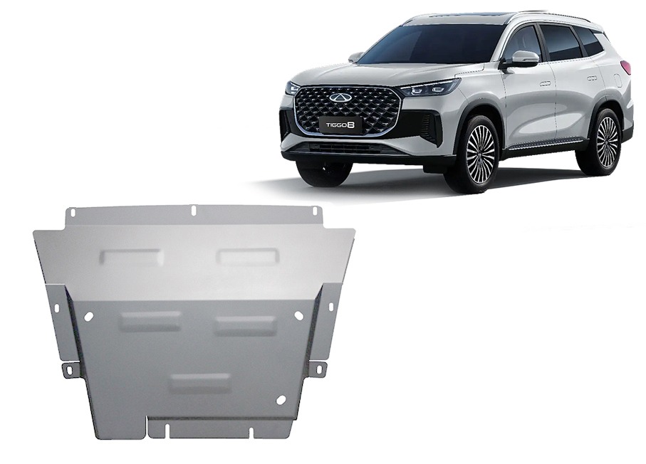 Chery Tiggo 8 aliuminė variklio apsauga 2025-2026